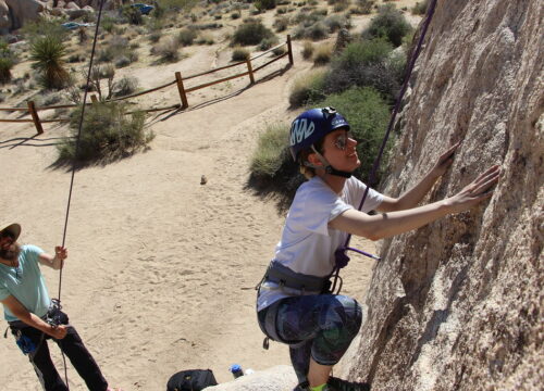 Are there any safety precautions for rock climbing in Mount Kenya?