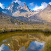 Are there any seasonal scenic flight specials in Mount Kenya?