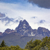 What is the availability of restroom facilities during Mount Kenya game drives?